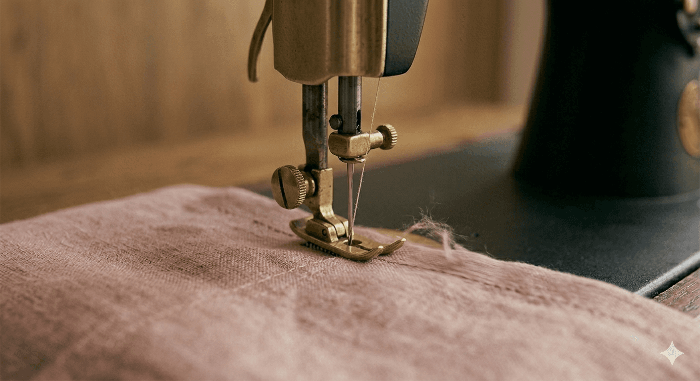 Tailor workshop stitching